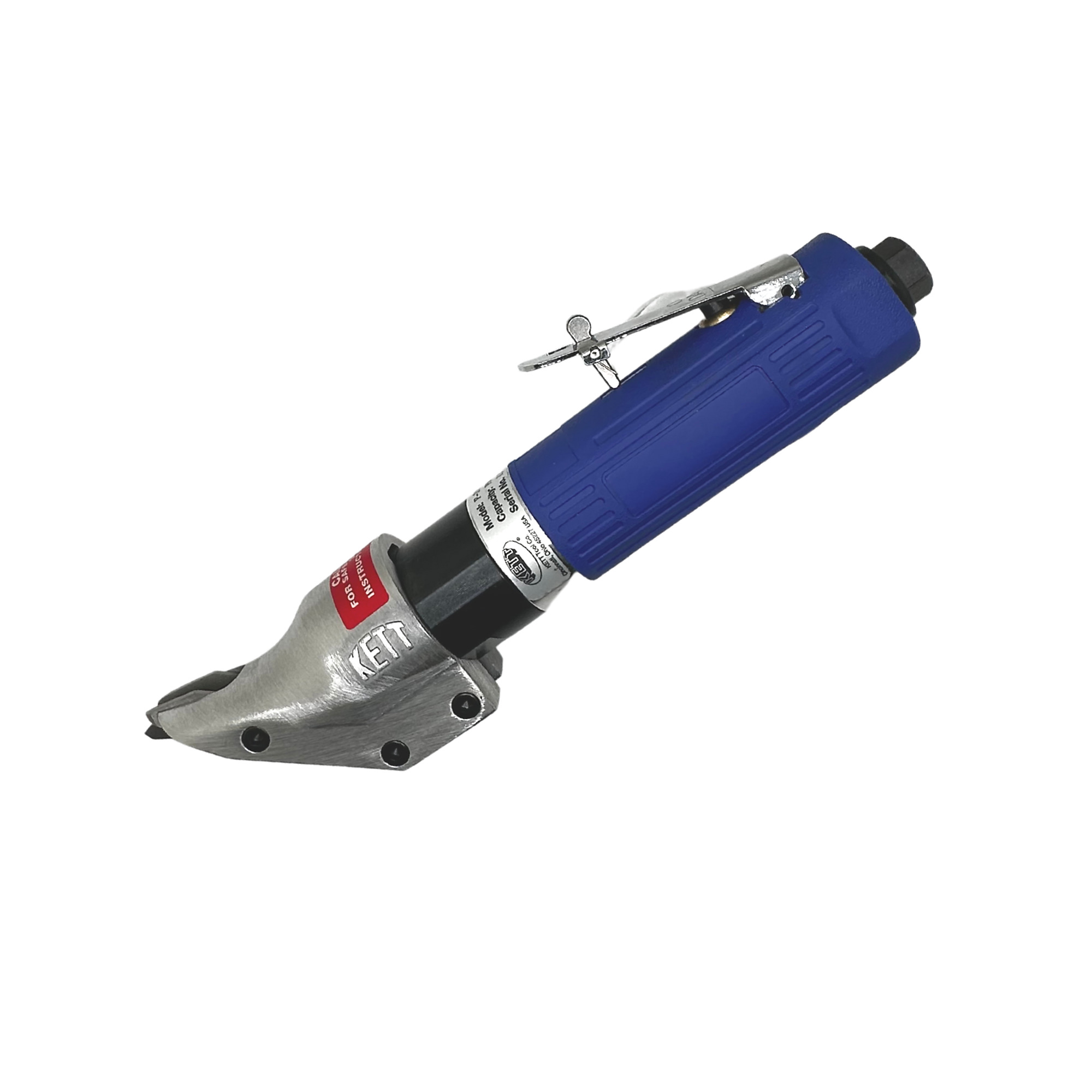 Kett Tool Company, 18 Ga Straight Handle Pneumatic Double-Cut Shear, Model# P-2060